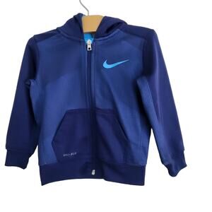 2T Nike hooded light weight jacket zip up